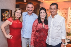 Natércia Rios, Artur Bruno, Sâmia e Marcelo Távora