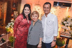 Sâmia, Elenir e Marcelo Távora