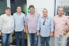 Arnaldo Lopes, Rodrigo Cabral, Nelson Machado, Marcos Ogreide e Ricardo de Castro