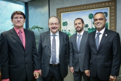 Agapito Machado, Manoel Erhardt, Adécio Feitosa e Marcelo Mota