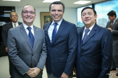 Alcides Saldanha, Juvêncio Viana e Roberto Machado