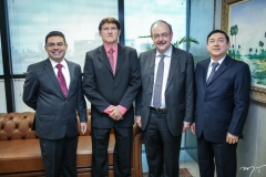 Bruno Carrá, Agapito Machado, Manoel Erhardt e Roberto Machado