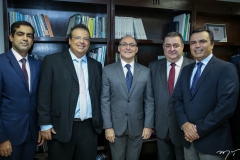 Júlio Coelho, José Vidal, Alcides Saldanha, José Vasconcelos e Juvêncio Viana