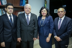 Rômulo Conrado, Jefferson Quesado, Nailde Pinheiro e José Parente
