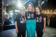 Socorro França, Onélia Santana e Patrícia Liebmann