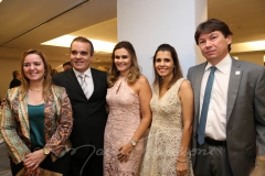 Nicole Barbosa, Régis Feitosa, Ivana Bezerra, Cláudia Diniz e Edgar Gadelha