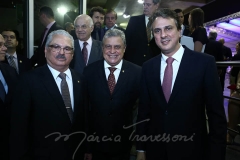 Victor Frota, Tadeu Silva e Camilo Santana