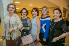 Terezinha Rolim, Marli Miranda, Tânia Holanda, Elizete Barroso e Omelita França