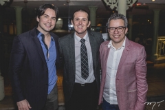 Luis Costa, Oscar Roney e Fabiano Piúba