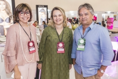 Roberta Cavalcante, Kelly Whitehurst e Fernando Trajano