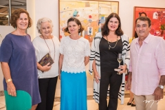 Vera Dessart, Vera Sampaio, Cecilia Bichucher, Cristiane Boris e Cláudio Quinderé