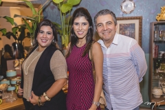Miriam Bastos, Flávia Laprovitera e Roberto Dias
