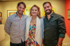 Cláudio, Lenise e Felipe Rocha