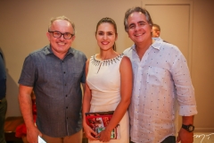 Luís Carlos Sabadia, Manoela e Ricardo Bacelar