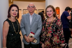 Ana Jucá, Gerson Fonteles e Renata Jereissati