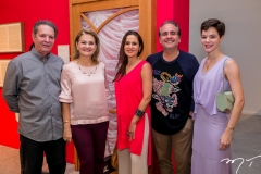 Claudio e Lenise Rocha, Manoela e Ricardo Bacelar e Paulinha Sampaio