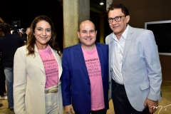 Patricia Macêdo, Roberto Cláudio e Elpídio Nogueira