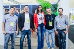 Heber Gomes, César Madeiro, Paula D'Ávila, Lúcio Albuquerque e Alexsander Amaral
