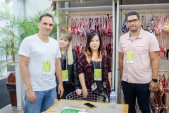 Sandro Decker, Pamela Almeida, Luíza Yu e Carlos Oliveira