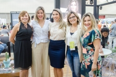 Vilauba Moura, Djane Morinely, Carine Façanha, Carine Esmeraldo e Marilene Queiroz