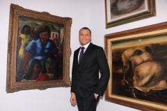 Abertura da mostra "Arte Moderna in Brasile"