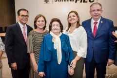 Beto e Ana Studart, Holandina, Rosangela e Ricardo Cavalcante