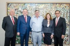 Carlos Prado, Ricardo Cavalcante, Maia Júnior, Roseane Medeiros e Beto Studart