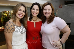 Maira Silva, Cristiana Carneiro e Aline Queiroz