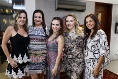 Patricia França, Solange Horta, Adriana Queiroz, Luciana Marques e Eliana Barbosa
