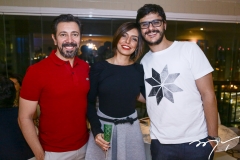 Carlos Otávio, Bianca Cipolla e Flávio Nogueira