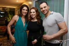 Carol Mendonça, Anik Mourão e Eneldo Peixoto