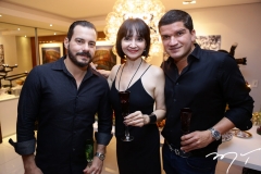 Miguel Dias, Suely Falcão e Davi Moura