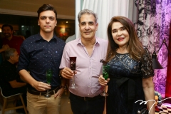 Osvaldo Novaes, Luís Villarino e Dalva Arraes