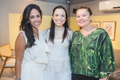 Gleice Gonçalves, Mariana Carvalho e Cibele Thomaz
