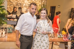 Alexandre Birman e Monique Sales
