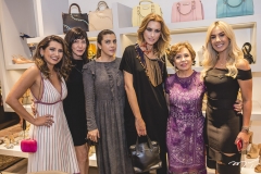 Márcia Travessoni, Andréa Bisker, Camila Salek, Chiara Gadaleta, Tane Albuquerque e Priscilla Silva