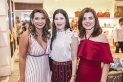 Márcia Travessoni, Lia Linhares e Rilka Bezerra
