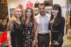 Soraya Skaty, Maira Silva, Alexandre Birman e Brena Pessoa