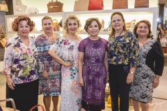 Taís Vieira, Márciane Martins, Maria Wanda Sá, Tane Albuquerque, Nadja Parente e Maria Vital