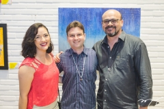 Natasha Rocha, Alexandre Reis e Cícero Saraiva