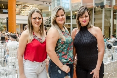 Lara Praciano, Marília Colares e Samantha Moura