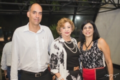Fábio Moraes, Mazé Campos e Roberta Albuquerque
