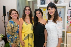 Gisela Vieira, Vivian Barbosa, Isabele Temóteo e Flávia Simões