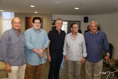 Ednardo de Assis, Yuri Torquato, Afrânio Barreira, Beto Studart e Pedro Alfredo