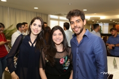 Lídia Brito, Andresa Alves e Pedro Rocha