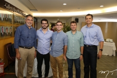 Paulo Angelim, Rafael Fujita, David Sales, Marcelo Peres e Marcelo Fiúza