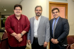 Yuri Torquato, Edson Queiroz Neto e Thiago Pinho