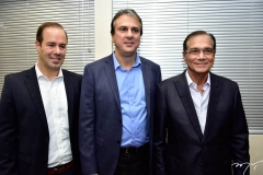 César Ribeiro, Camilo Santana e Beto Studart