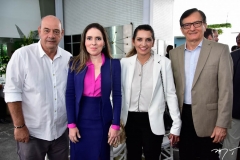 Fernando Travessoni,  Agueda Muniz, Márcia Travessoni e Hélio Perdigão