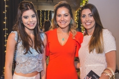 Letícia Cavalcante, Talyzie Mihaliuc e Adriana Cavalcante